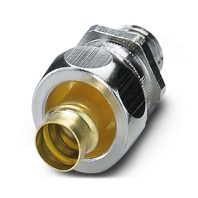 Phoenix Contact WP-G Series Silver Nickel Plated Brass Cable Gland, M12 Thread, 8.5mm min., 14mm max., IP65 [3241059]; 556-401