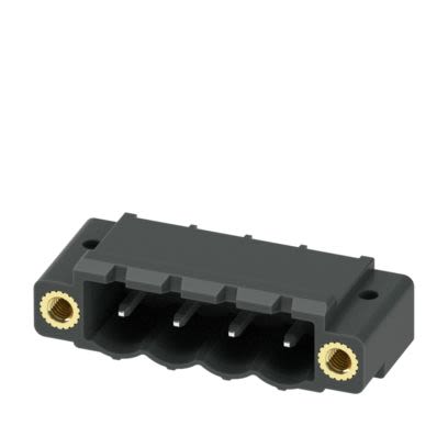 Phoenix Contact CC Series Wave Soldering Mount PCB Header, 4 Contact(s), 5.08 mm Pitch, 1 Row(s) [1954825]; 556-466