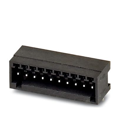 Phoenix Contact MC Series Straight Wave Soldering Mount PCB Header, 12 Contact(s), 2.5 mm Pitch, 1 Row(s), Shrouded [1963748]; 556-470