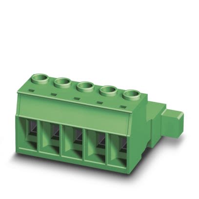 Phoenix Contact PCB Terminal Block, 4-Contact, 10.16mm Pitch, Push-In, 1-Row, Screw Termination [1975833]; 556-485