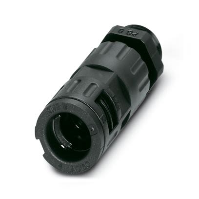 Phoenix Contact Black PA 6 Cable Gland, PG9 Thread, 10mm max., IP66, IP68 [3240945]; 556-551