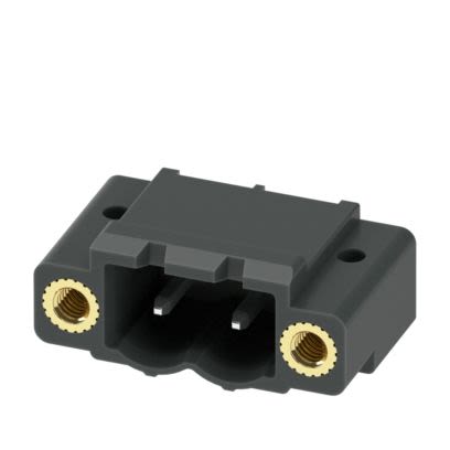 Phoenix Contact CC Series Straight Wave Soldering Mount PCB Header, 2 Contact(s), 5.08 mm Pitch, 1 Row(s) [1954809]; 556-628