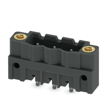 Phoenix Contact CCV Series Wave Soldering Mount PCB Header, 3 Contact(s), 5.08 mm Pitch, 1 Row(s) [1955756]; 556-630