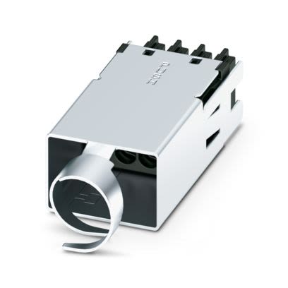 Phoenix Contact PCB Terminal Block, 4-Contact, 2.54mm Pitch, Push-In, 2-Row, Crimp Termination [1145726]; 556-646