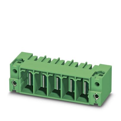 Phoenix Contact PC Series Straight Wave Soldering Mount PCB Header, 4 Contact(s), 15 mm Pitch, 1 Row(s), Shrouded [1831963]; 556-683