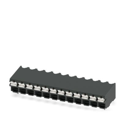 Phoenix Contact SPT Series PCB Terminal Block, 12-Contact, 3.81mm Pitch, Surface Mount, 1-Row, Push In Spring [1824734]; 556-721