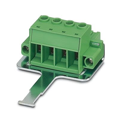 Phoenix Contact PCB Terminal Block, 3-Contact, 10.16mm Pitch, Push-In, 1-Row, Screw Termination [1737530]; 556-723
