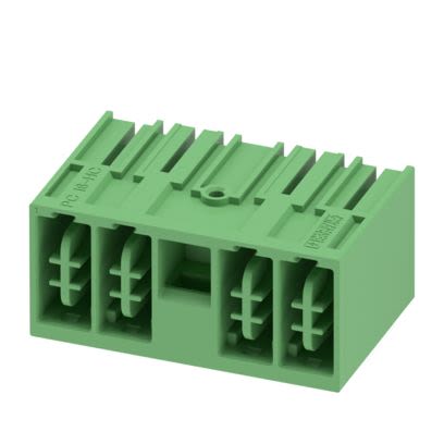 Phoenix Contact PC Series Solder PCB Header, 4 Contact(s), 10.16 mm Pitch, 1 Row(s), Shrouded [1716866]; 556-748