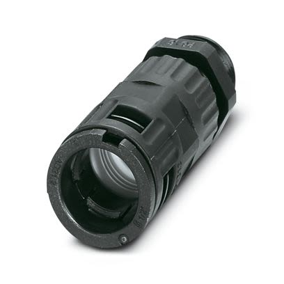 Phoenix Contact Black PA 6 Cable Gland, PG16 Thread, 16.5mm max., IP68, IP69K [3240933]; 556-781