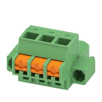 Phoenix Contact, 5.08mm Pitch, 5/..-STF, FKCOW 2, 3 Way, , Pluggable Terminal Block, Plug, Screw Mount, Push In Spring [1860785]; 556-930