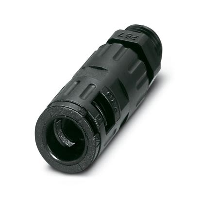 Phoenix Contact Black PA 6 Cable Gland, PG7 Thread, 6.5mm max., IP68, IP69K [3240930]; 557-022