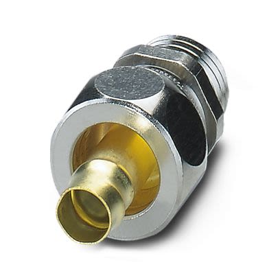 Phoenix Contact WP-G Series Silver Nickel Plated Brass Cable Gland, PG7 Thread, 6mm min., 10mm max., IP40 [3241037]; 557-044