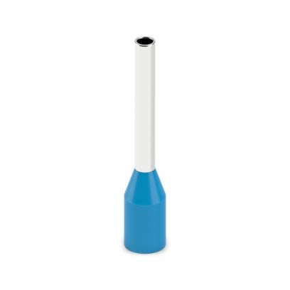 Phoenix Contact, AI Insulated Ferrule, 10mm Pin Length, 1.3mm Pin Diameter, Light Blue [2100109]; 557-128