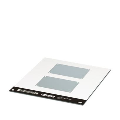 Phoenix Contact LS-EMSP-AL Screw Cable Label, Silver, Pre-printed "Unlabeled", for Devices In The Control Cabinet, [0831619]; 557-164
