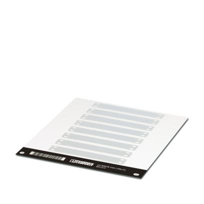 Phoenix Contact LS-WMTB-V4A Cable Tie Cable Marker, Silver, Pre-printed "Unlabeled", for Conductors And Cables, 0831519 [0831519]; 557-204