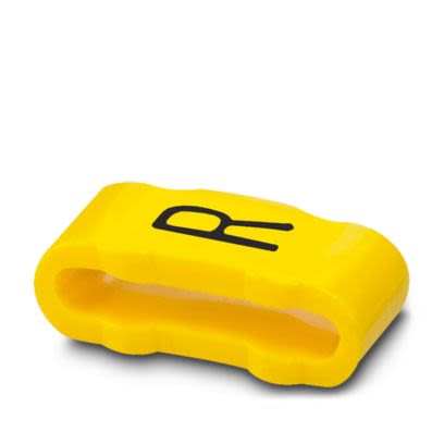 Phoenix Contact SD-WMTBS Slide On Cable Marker, Yellow, Pre-printed "Letters", 10 → 136mm Cable, for Conductor [0826611:R]; 557-210