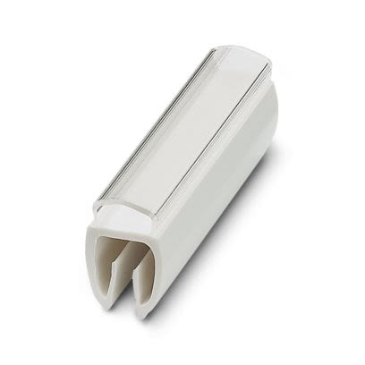 Phoenix Contact PATO Clip On Cable Marker Carrier, Clear, Pre-printed "Unlabeled", 2.8 → 4.4mm Cable, for [0827082]; 557-224