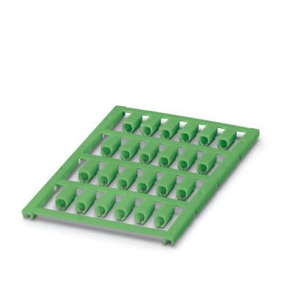Phoenix Contact UC-WMCO Slide On Cable Marker, Green, Pre-printed "Unlabeled", 3.6 → 4.9mm Cable, for [0827736]; 557-380