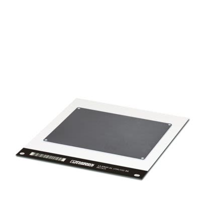 Phoenix Contact LS-EMSP-AL Screw Cable Label, Black, Pre-printed "Unlabeled", for Devices In The Control Cabinet, [0831633]; 557-434