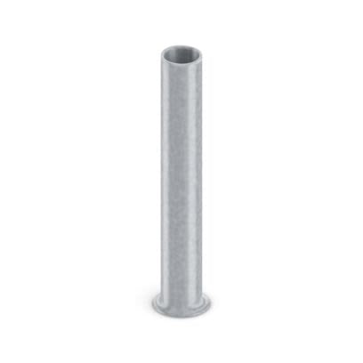 Phoenix Contact Insulated Bootlace Ferrule, 15mm Pin Length, 2.2mm Pin Diameter, Silver [2100061]; 557-535