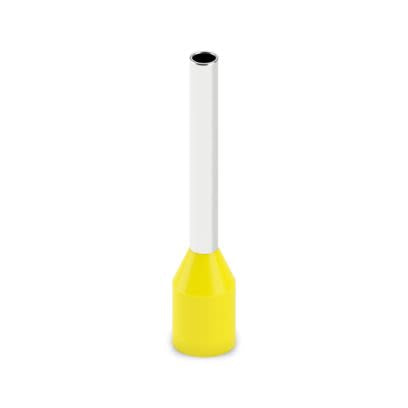 Phoenix Contact, AI-GB Insulated Ferrule, 12mm Pin Length, 1.5mm Pin Diameter, Yellow [2100087]; 557-539