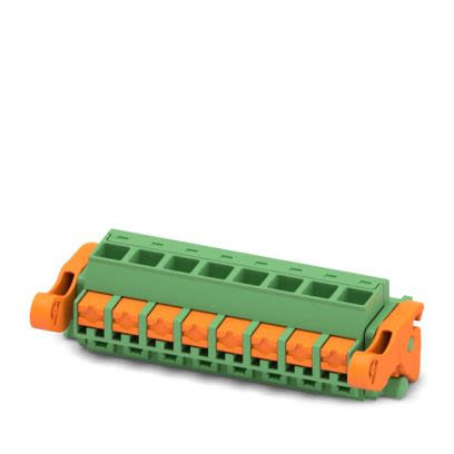 Phoenix Contact, 5.08mm Pitch, FKCOR, 8 Way, , Pluggable Terminal Block, Plug, PCB Mount, Push In Spring Termination, [1861755]; 557-570