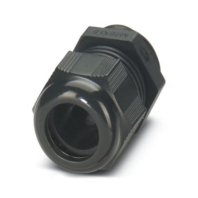 Phoenix Contact Black Polyamide Cable Gland, 18mm min., 13mm max., IP66, IP68 [1411158]; 557-653