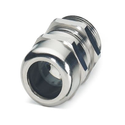 Phoenix Contact Brass Nickel Plated Brass Cable Gland, PG29 Thread, 25mm min., 18mm max., IP68 [1411201]; 557-656