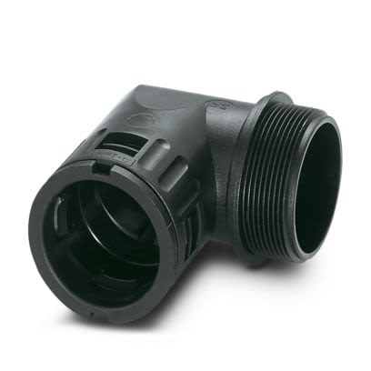 Phoenix Contact Black PA 6 Cable Gland, M40 Thread, 29mm max., IP66, IP68 [3240929]; 557-689