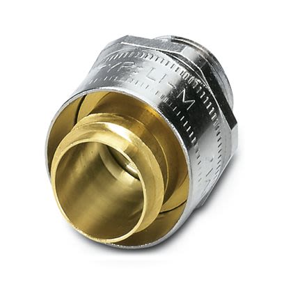 Phoenix Contact Brass Nickel Plated Brass Cable Gland, M20 Thread, 18mm max., IP40 [3241033]; 557-710