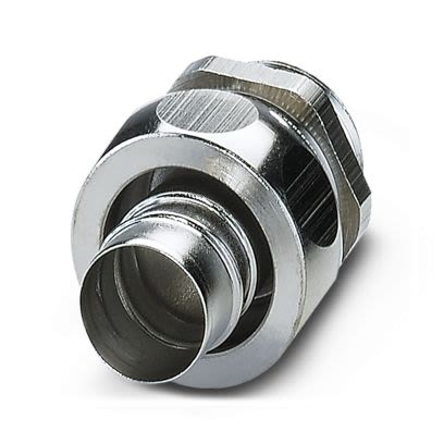Phoenix Contact WP-G Series Silver Nickel Plated Brass Cable Gland, PG11 Thread, 11.5mm min., 17mm max., IP40 [3241039]; 557-713