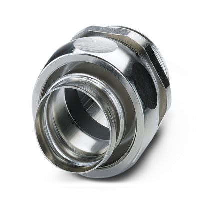 Phoenix Contact WP-G Series Silver Nickel Plated Brass Cable Gland, PG29 Thread, 27.5mm min., 36mm max., IP40 [3241042]; 557-715