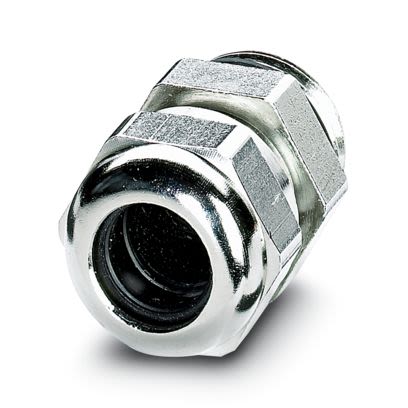 Phoenix Contact RC Series Brass Nickel Plated Brass Cable Gland, PG13.5 Thread, 9mm min., 13mm max., IP68 [1604345]; 557-849