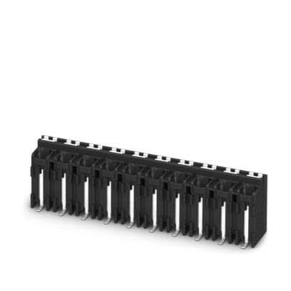 Phoenix Contact SPT Series PCB Terminal Block, 9-Contact, 5mm Pitch, Surface Mount, 1-Row, Push In Spring Termination [1824378]; 557-999