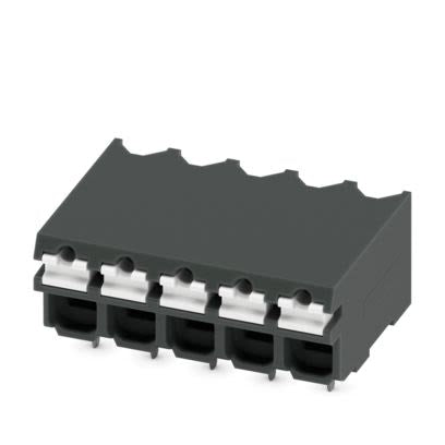 Phoenix Contact SPT Series PCB Terminal Block, 5-Contact, 3.81mm Pitch, Surface Mount, 1-Row, Push In Spring Termination [1824666]; 558-003