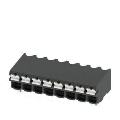 Phoenix Contact SPT Series PCB Terminal Block, 8-Contact, 3.81mm Pitch, Surface Mount, 1-Row, Push In Spring Termination [1824695]; 558-005