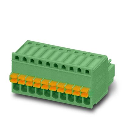 Phoenix Contact PCB Terminal Block, 2-Contact, 2.5mm Pitch, Push-In, 1-Row, Push In Spring Termination [1143270]; 558-107