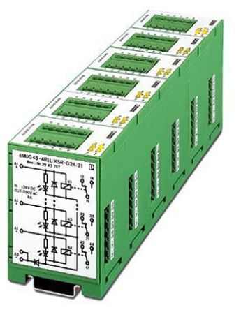 Phoenix Contact EMUG Series Module for Use with Switching Relay, Voltage, Current, Voltage, 24 V dc [2943767]; 558-251