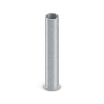 Phoenix Contact, Ferrule A Insulated Bootlace Ferrule, 20mm Pin Length, 3.5mm Pin Diameter, Silver [2100045]; 558-311