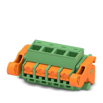 Phoenix Contact, 5.08mm Pitch, FKCOR, 4 Way, , Pluggable Terminal Block, Plug, PCB Mount, Push In Spring Termination, [1861713]; 558-340