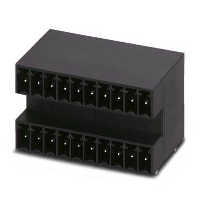 Phoenix Contact MCD Series Straight Wave Soldering Mount PCB Header, 8 Contact(s), 3.5 mm Pitch, 2 Row(s), Shrouded [1840860]; 558-569
