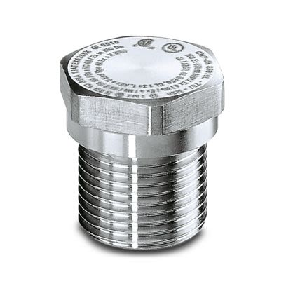Phoenix Contact, M20, 20mm Hole Diameter, 316 Stainless Steel, 20mm Diameter, Threaded [1411105]; 558-615