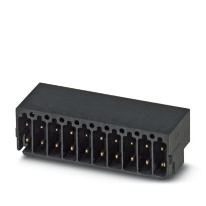 Phoenix Contact DMC Series Wave Soldering Mount PCB Header, 28 Contact(s), 2.54 mm Pitch, 2 Row(s), Shrouded [1844840]; 558-735