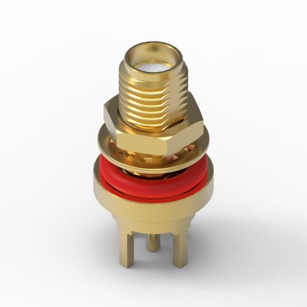 Wurth Elektronik WR-SMA Series, Jack Through Hole SMA Connector, 50Ω, PCB Termination, Straight Body [60312082111560]; 558-885