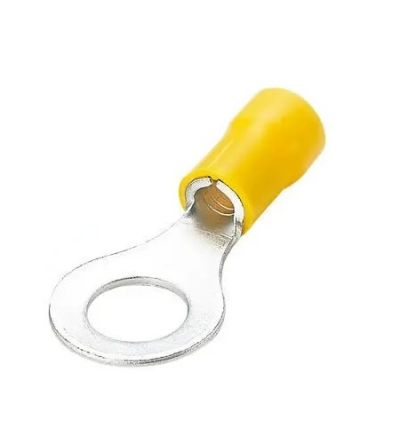 RS PRO Insulated Ring Terminal, M6 Stud Size, Yellow [0]; 558-914