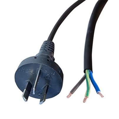 RS PRO Straight Unterminated Straight Plug Power Cord, 2.5m [0]; 558-930