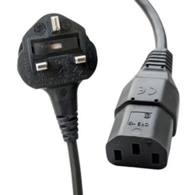 RS PRO Straight IEC C7 Socket to Straight Power Cord, 1.8m [0]; 558-964