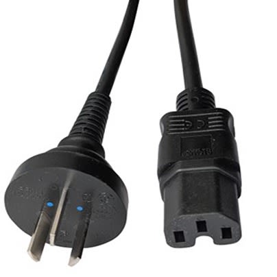 RS PRO Straight IEC C15 Socket to Straight PRC/3 Plug Power Cord, 2.5m [0]; 558-967