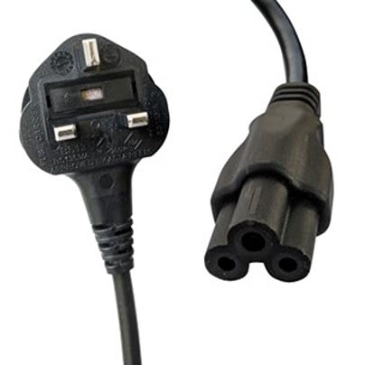 RS PRO Straight IEC C5 Socket to Straight Type G UK Plug Power Cord, 2m [0]; 558-977