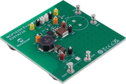 Microchip EV61A73A Step-Down Converter for MCP16364 for DC-DC Conversion [EV61A73A]; 559-431